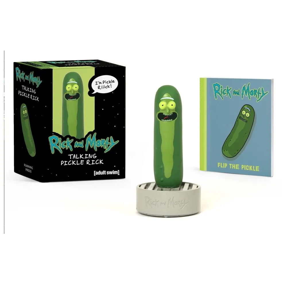 Rp Minis Rick and Morty: Talking Pickle Rick - (Rp Minis) by Robb Pearlman  (Paperback) | The Market Place