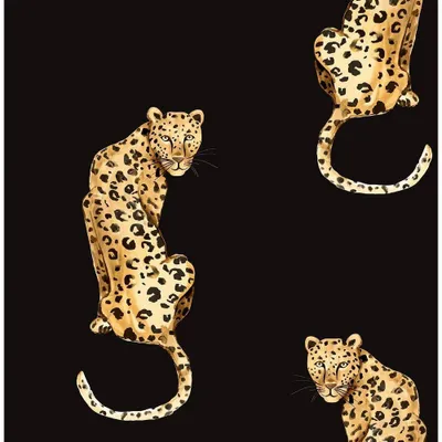 Daisy Bennett Designs Leopard King Peel and Stick Wallpaper