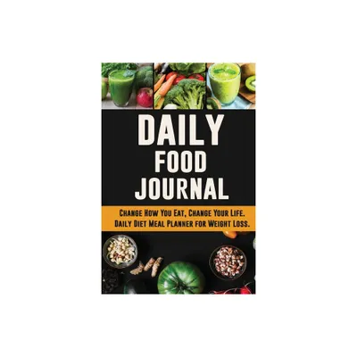 Daily Food Journal - by Pimpom Pretty Planners (Paperback)