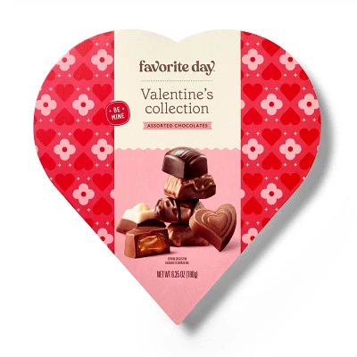 Valentines Collection Assorted Chocolates in Heart Shaped Box - 6.35oz - Favorite Day