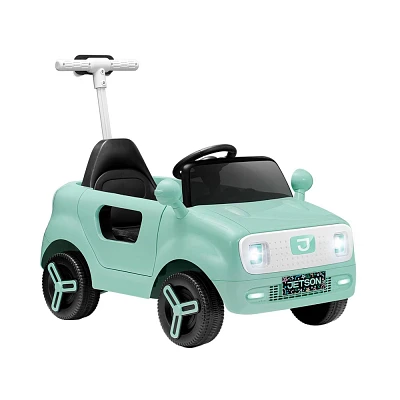 Jetson Mako Electric Motor Assist Ride-On Push Car - Green