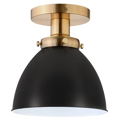 Hampton & Thyme 8 Semi Flush Mount with Metal Shade : UL Listed, Modern Ceiling Light