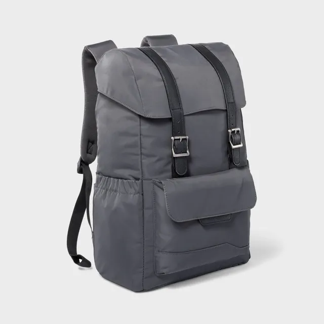 Backpack Laundry Bag Textured Gray - Brightroom 1 ct