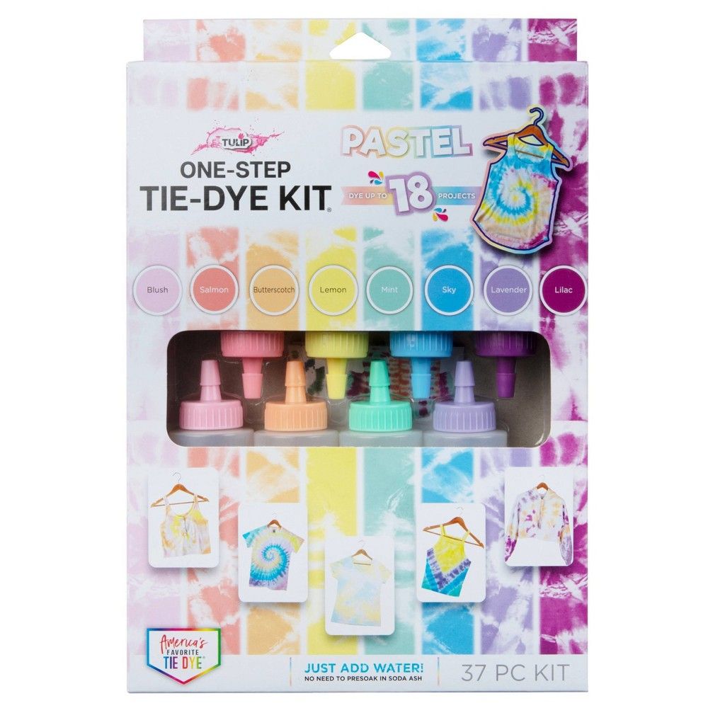 37pc One-Step Tie-Dye Kit Retro - Tulip Color