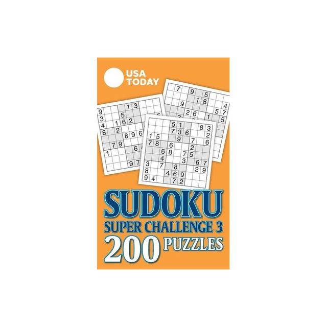 USA Today Sudoku Super Challenge 3 - (USA Today Puzzles) by Usa Today (Paperback)