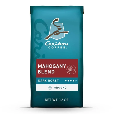 Caribou Coffee Mahogany Dark Roast Ground Coffee - 12oz