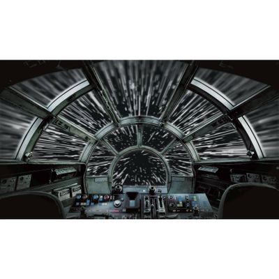 Star Wars Millennium Falcon Peel and Stick Kids Wall Mural - RoomMates