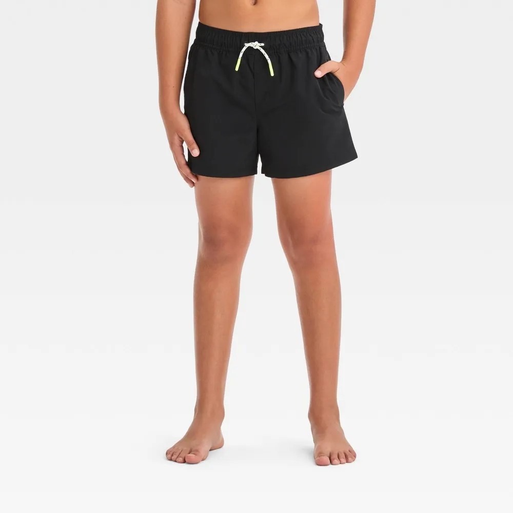 Boy Solid Swim Trunk