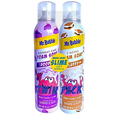 Mr. Bubble 2pk Twin Foam Soap - 16 fl oz