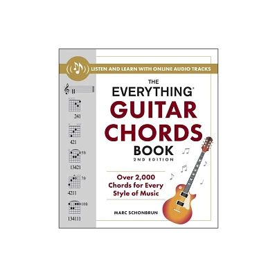 The Everything Guitar Chords Book, 2nd Edition - (Everything(r)) by Marc Schonbrun (Paperback)