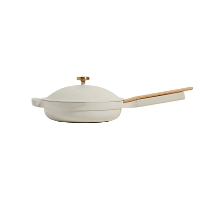 Our Place 4pc Aluminum Ceramic Nonstick Always Pans Set : Cookware with Steamer Basket, Hand Wash, 10.5 Diameter