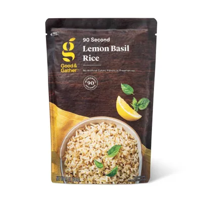 90 Second Lemon Basil Rice - 8.8oz - Good & Gather