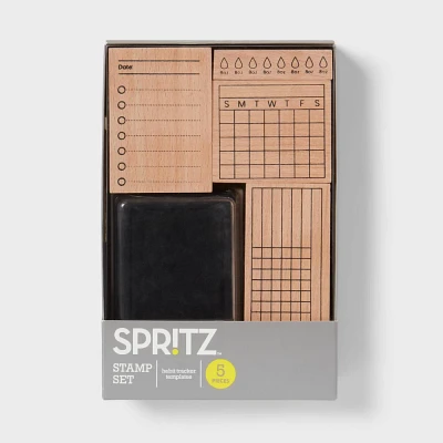 Habit Tracker Stamp Set - Spritz