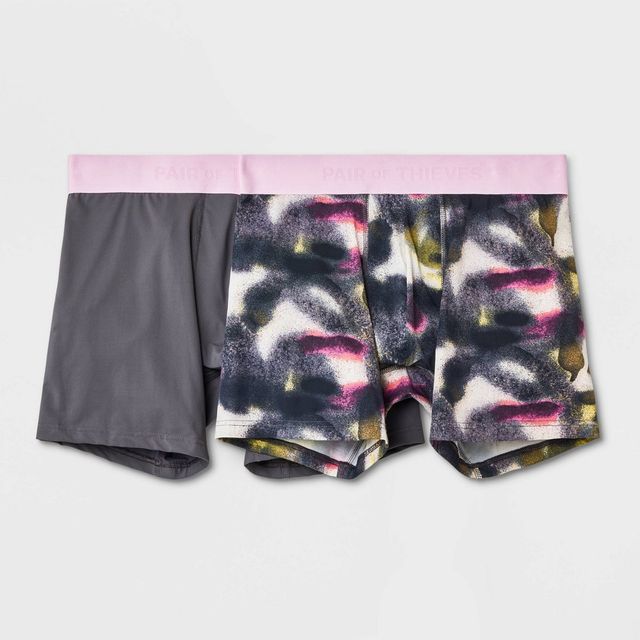 Pair of Thieves Mens Hustle Tie-Dye Boxer Briefs 2pk