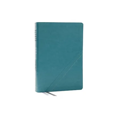 Nkjv, Word Study Reference Bible, Leathersoft, Turquoise, Red Letter, Comfort Print - by Thomas Nelson (Leather Bound)