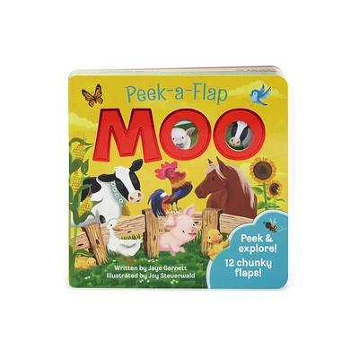 Peek-a-Flap Moo (Hardcover) (Jaye Garnett)