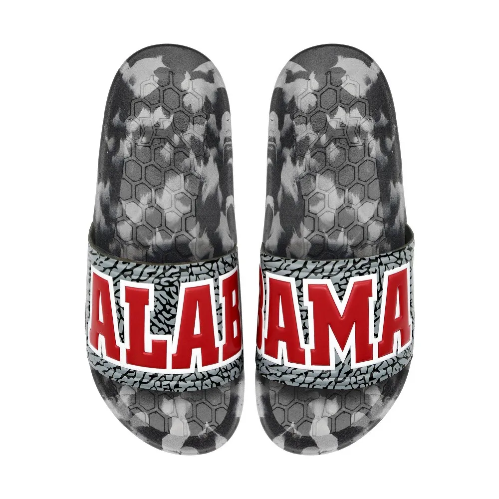 NCAA Alabama Crimson Tide Slydr Pro Black Sandals