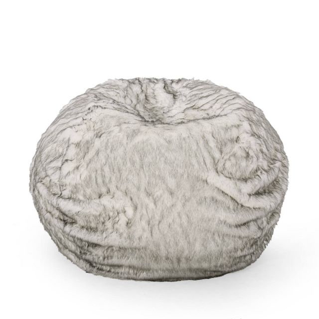 Giant Fur Bean Bag Chair for Adult Living Room Furniture Big Round Soft Fluffy  Faux Fur