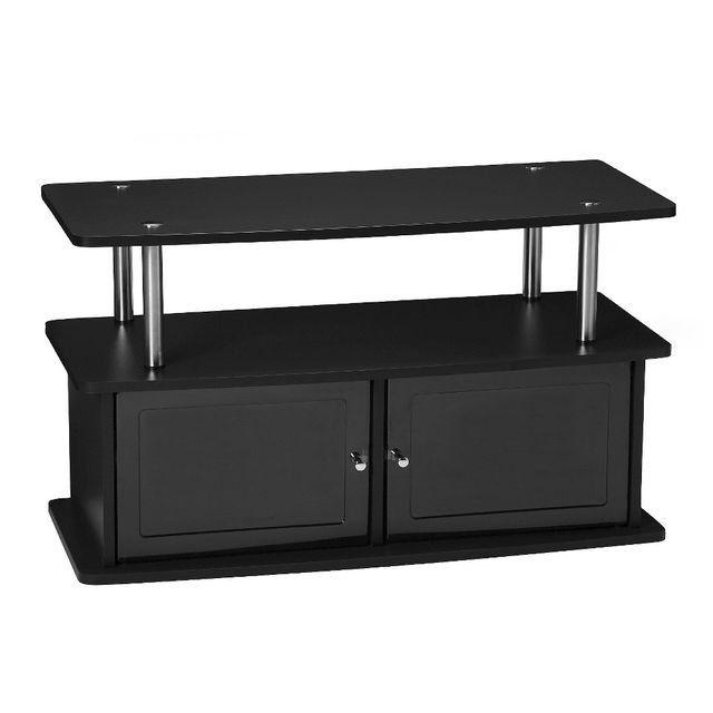 Designs2Go TV Stand for TVs up to 49 with 2 Storage Cabinets and Shelf - Home