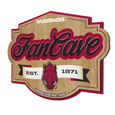 NCAA Arkansas Razorbacks Fan Cave Sign