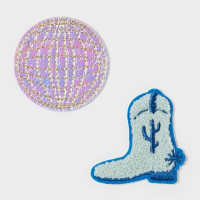 Disco Ball and Boots Patch Set - Room Essentials