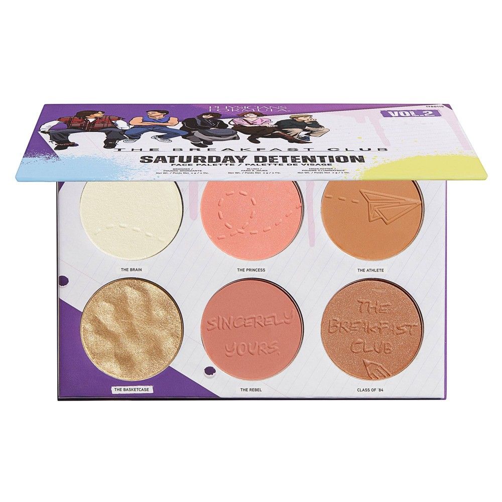 PhysiciansFormula Breakfast Club Saturday Detention Face Palette - Volume  2: Highlighter, Bronzer, Multidimensional Finishes, Murumuru Butter Infused  | MarketFair Shoppes