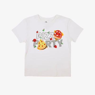 Boys Squishmallows Pizza Party Short Sleeve Graphic T-Shirt