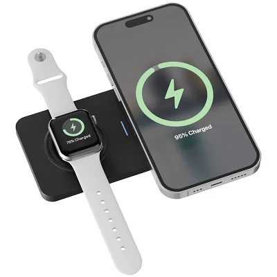 Just Wireless 2-in-1 Wireless Charger - Black