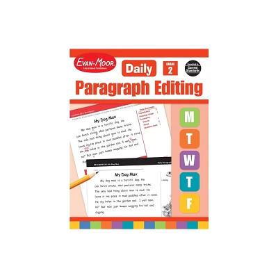 Daily Paragraph Editing, Grade 2 Teacher Edition - by Evan-Moor Educational Publishers (Paperback)