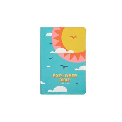 CSB Explorer Bible for Kids, Hello Sunshine Leathertouch - by Csb Bibles by Holman (Leather Bound)