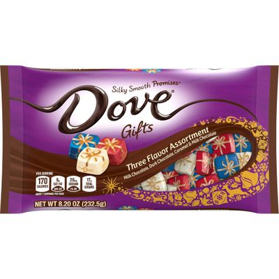 Dove Christmas Promises Silky Smooth Three Flavor Assortment Chocolate Variety Pack - 8.2oz