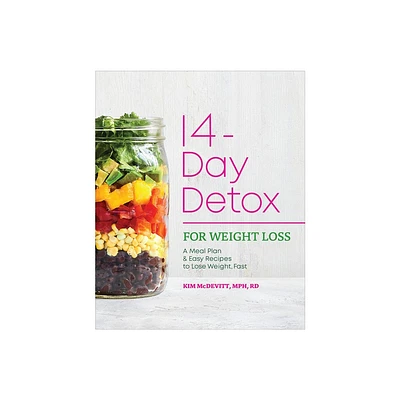 14-Day Detox for Weight Loss - by Kim McDevitt (Paperback)