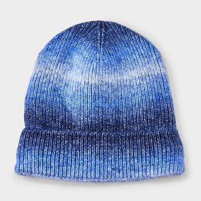 Boy Ombre Rib Beanie Hat - Cat & Jack Blue