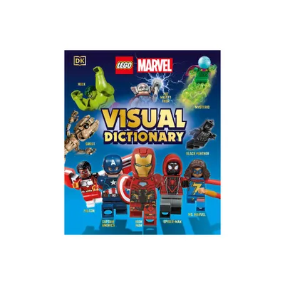 Lego Marvel Visual Dictionary (Library Edition) - by Simon Hugo & Amy Richau (Hardcover)