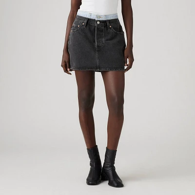 Levis Womens Mini Icon Skirt with Double Waistband
