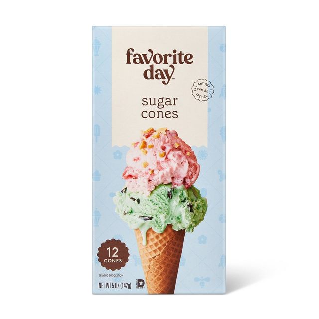 Sugar Cones - 12ct - Favorite Day