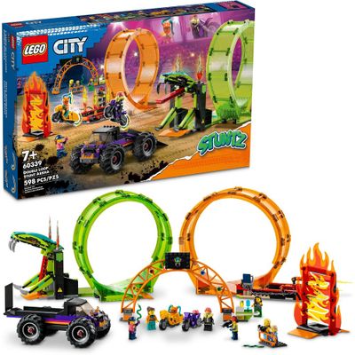 LEGO City Double Loop Stunt Arena 60339 Toy Building Set