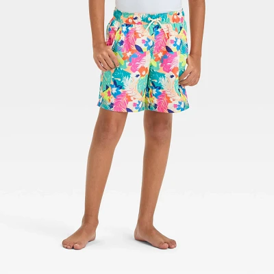 Boy Floral Printed Swim Short