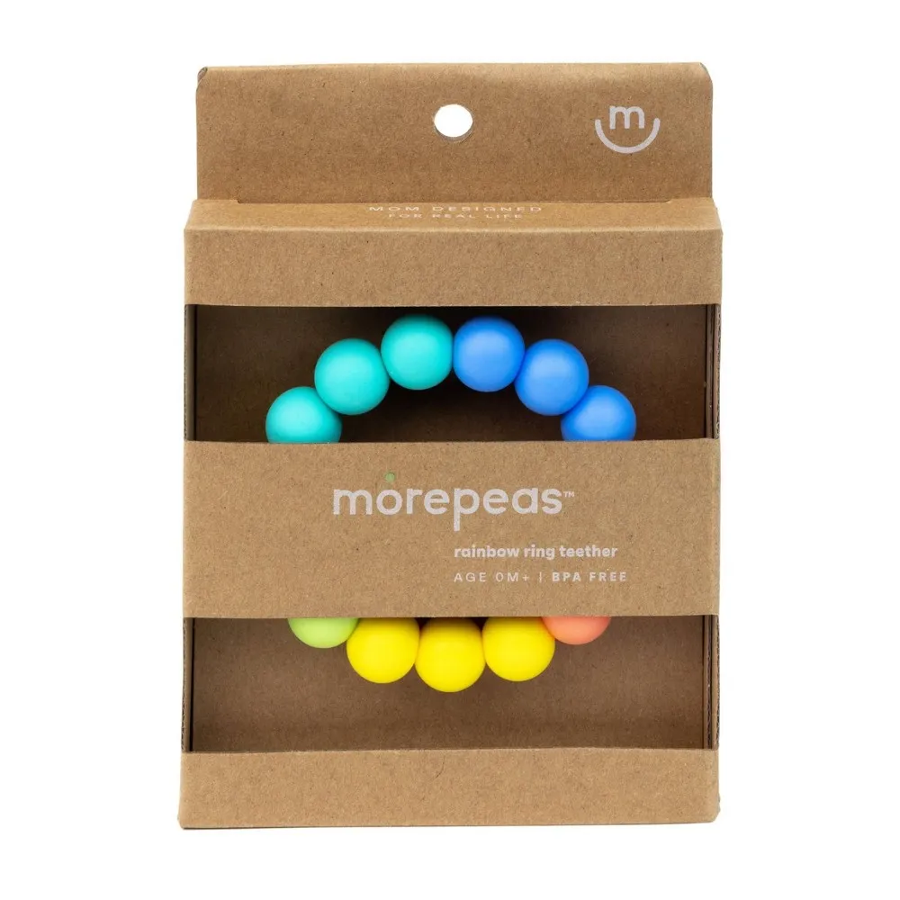 morepeas Rainbow Ring Teether