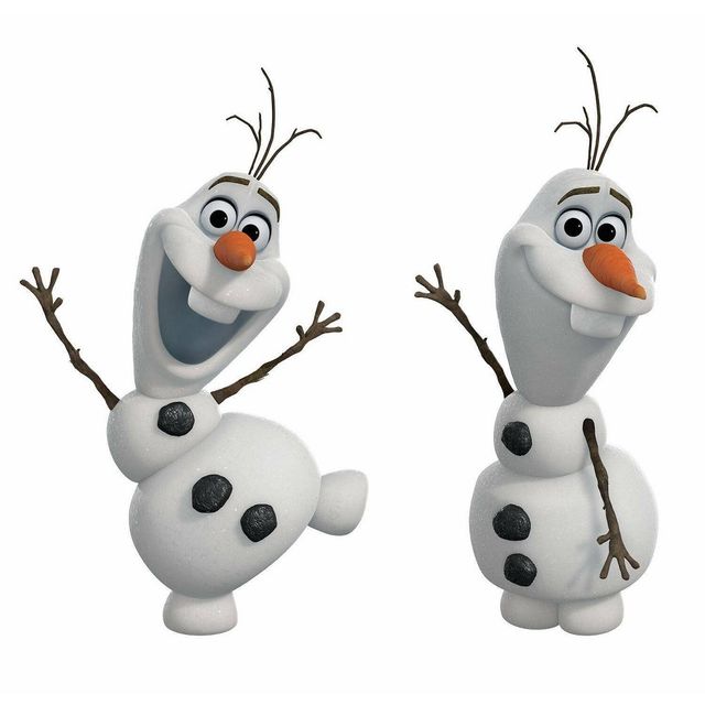 Frozen Olaf The Snow Man Peel and Stick Kids Wall Decal