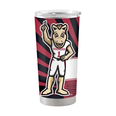 NCAA Oklahoma Sooners 20oz Mascot Stainless Steel Tumbler