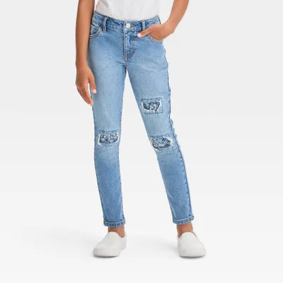Girls High-Rise Distressed Super Stretch Skinny Jeans