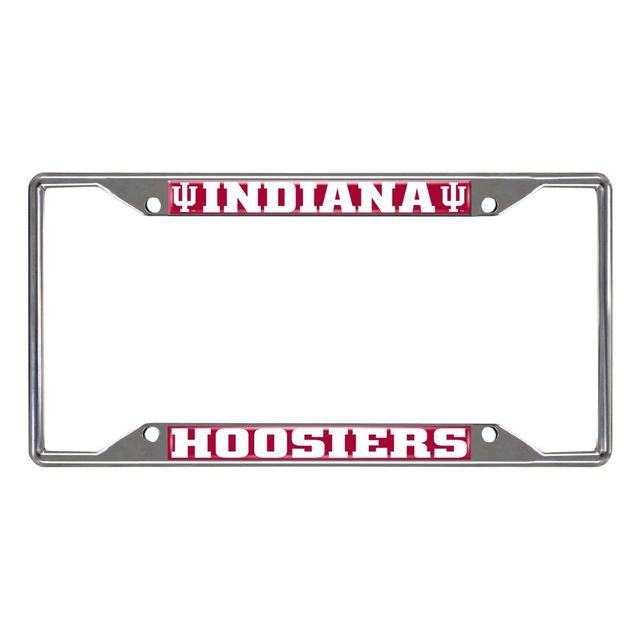 NCAA Indiana Hoosiers University Stainless Steel License Plate Frame