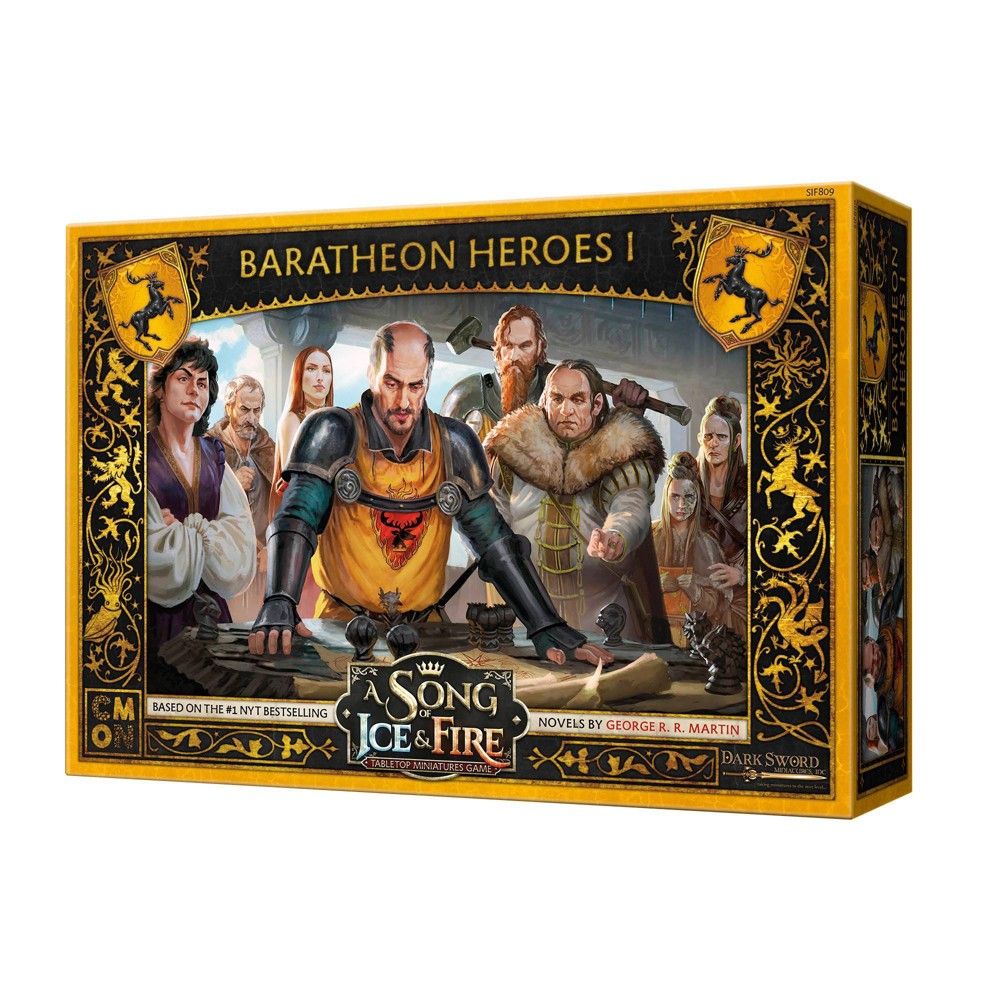 Cmon A Song of Ice & Fire Game: Baratheon Heroes I | MarketFair Shoppes