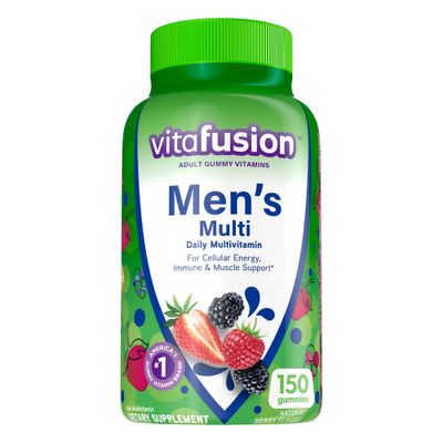 Vitafusion Mens Multivitamin Dietary Supplement Gummies - Berry - 150ct