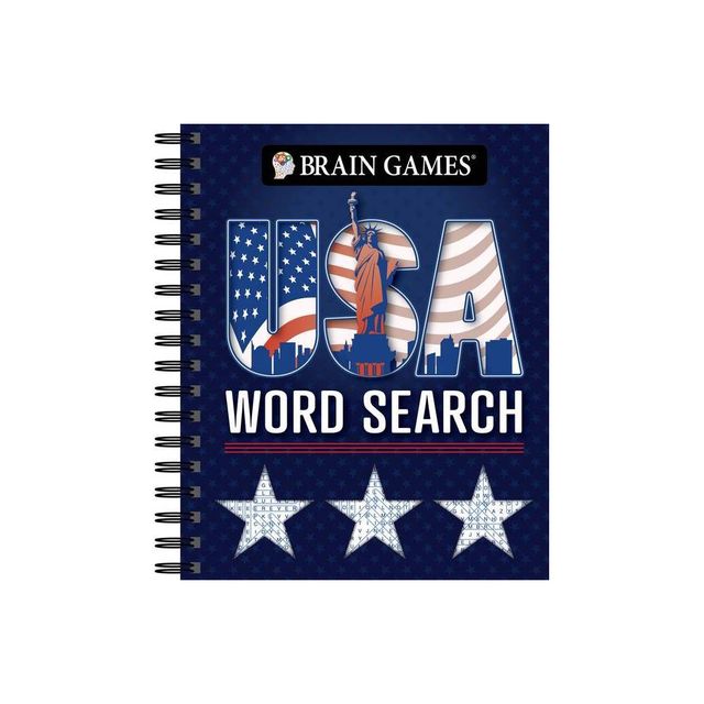 Brain Games - USA Word Search (#3) - by Publications International Ltd & Brain Games (Spiral Bound)