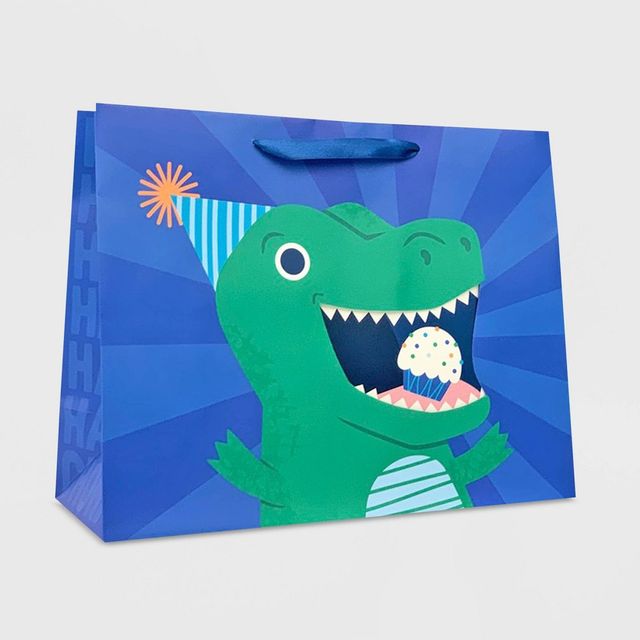 Dino Cupcake Medium Bag Blue - Spritz