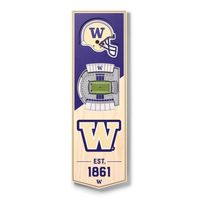 NCAA Washington Huskies 6x19 Stadium Banner