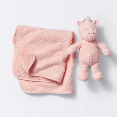 Plush Blanket with Soft Toy - Unicorn - Cloud Island