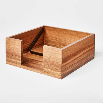 Wood Napkin Holder Black - Threshold